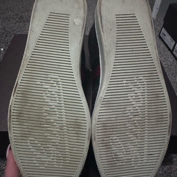 Gucci Grid brown and red high tops. Barely worn, great condition! - Picture 6 of 7